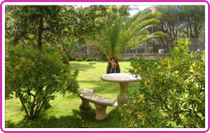 The residence garden © MEROSMERE Srl